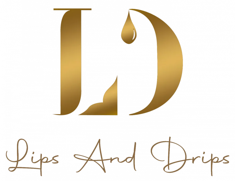 Lips and Drips by Erica Marie logo