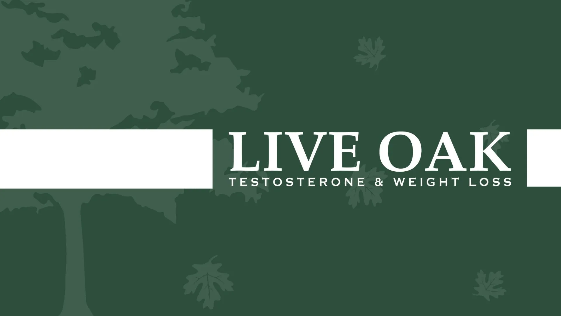 Live Oak Testosterone and Weight Loss logo