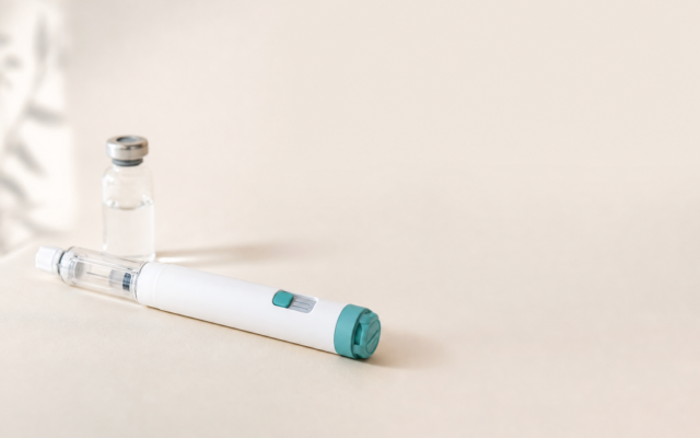 Unbranded [pillar-drug-class] injection pen on a neutral background — WeightLossInjections.com editorial hero