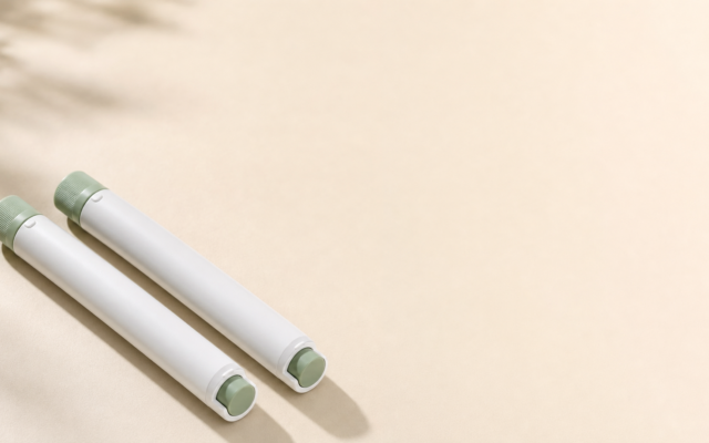 Unbranded [pillar-drug-class] injection pen on a neutral background — WeightLossInjections.com editorial hero