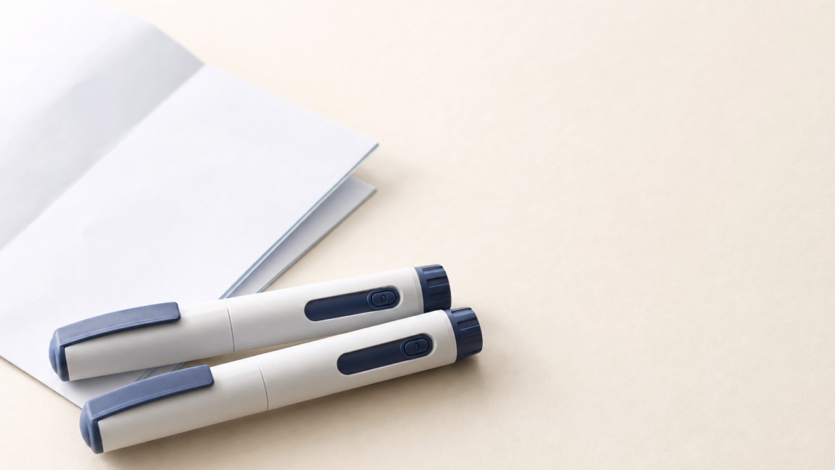Unbranded [pillar-drug-class] injection pen on a neutral background — WeightLossInjections.com editorial hero