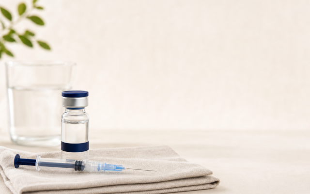 Unbranded [pillar-drug-class] injection pen on a neutral background — WeightLossInjections.com editorial hero