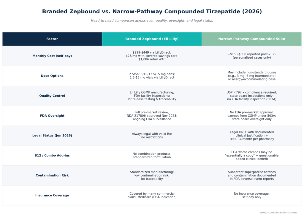 Master comparison table rendered as a high-resolution infographic