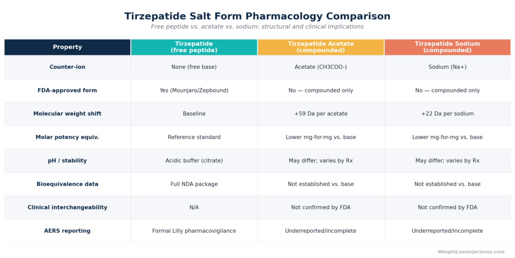 Decision flowchart: Mounjaro vs. LillyDirect Zepbound vs. narrow compounding exception — pathway guide for T2D and non-T2D patients
